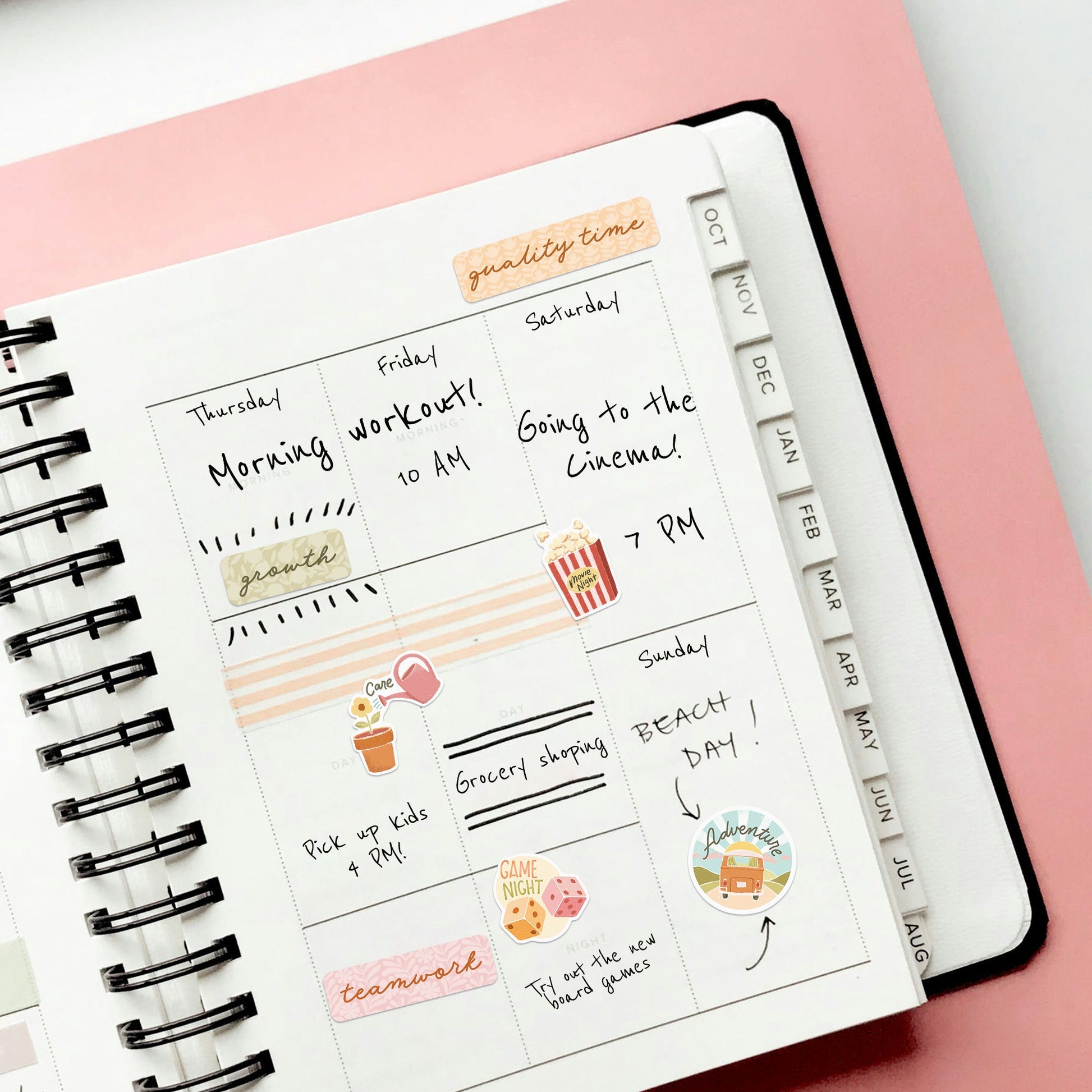 Bonds and Dreams Family Vision Board Stickers (30pcs)