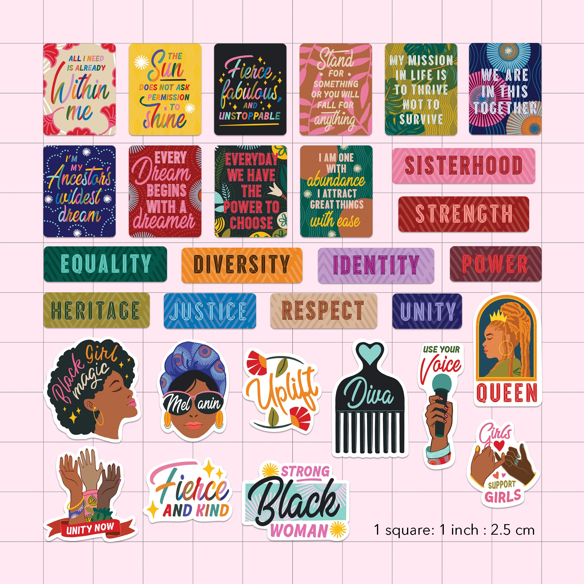 Soul Sister Vision Board Stickers (30pcs)