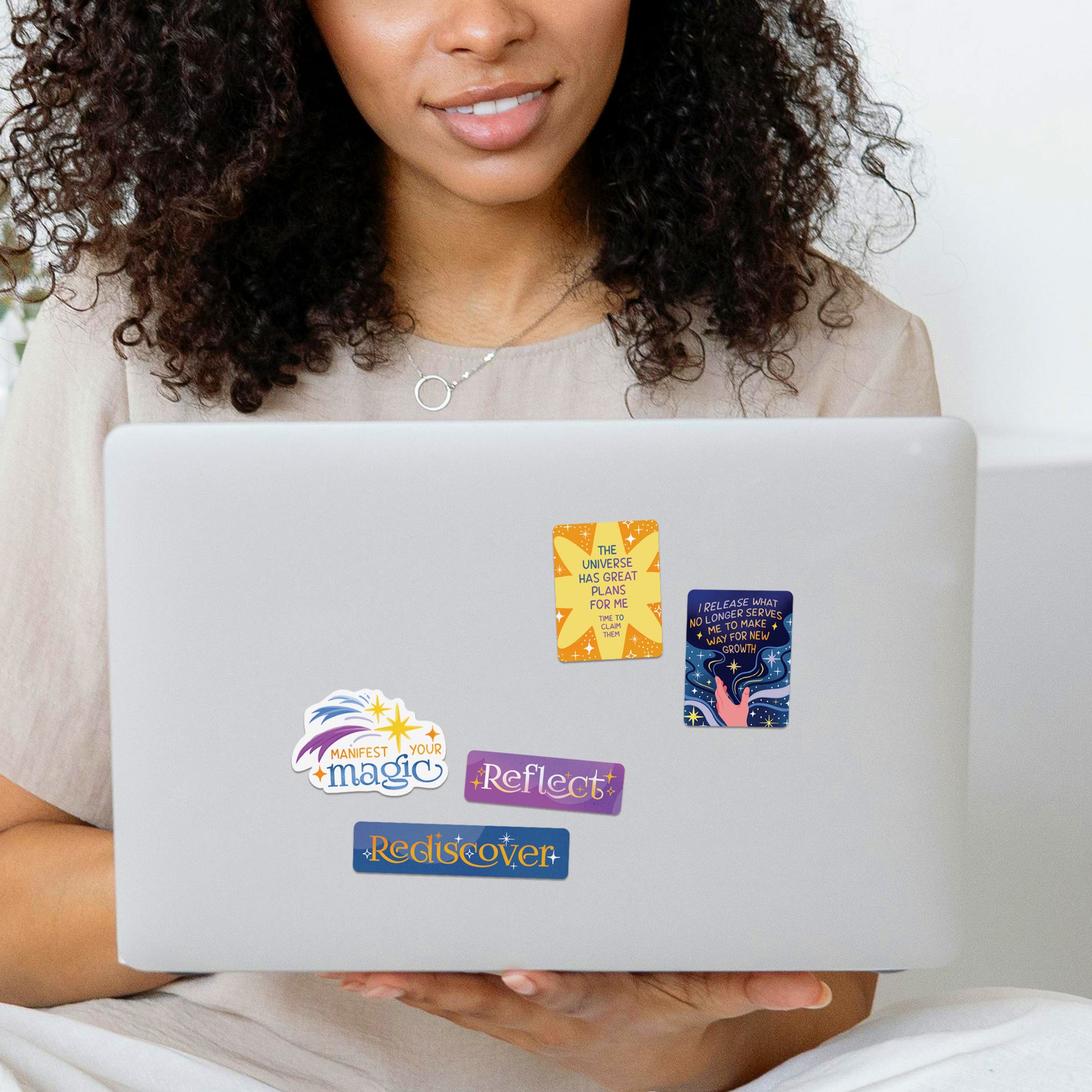 Celestial Manifest and Reclaim Vision Board Stickers (30pcs)