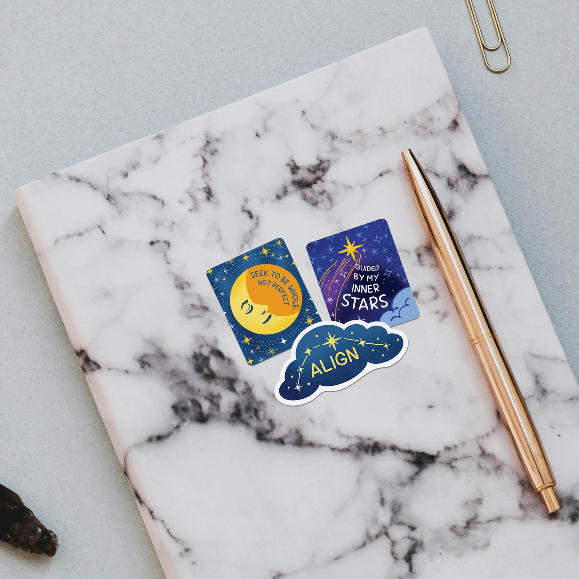 Celestial Manifest and Reclaim Vision Board Stickers (30pcs)