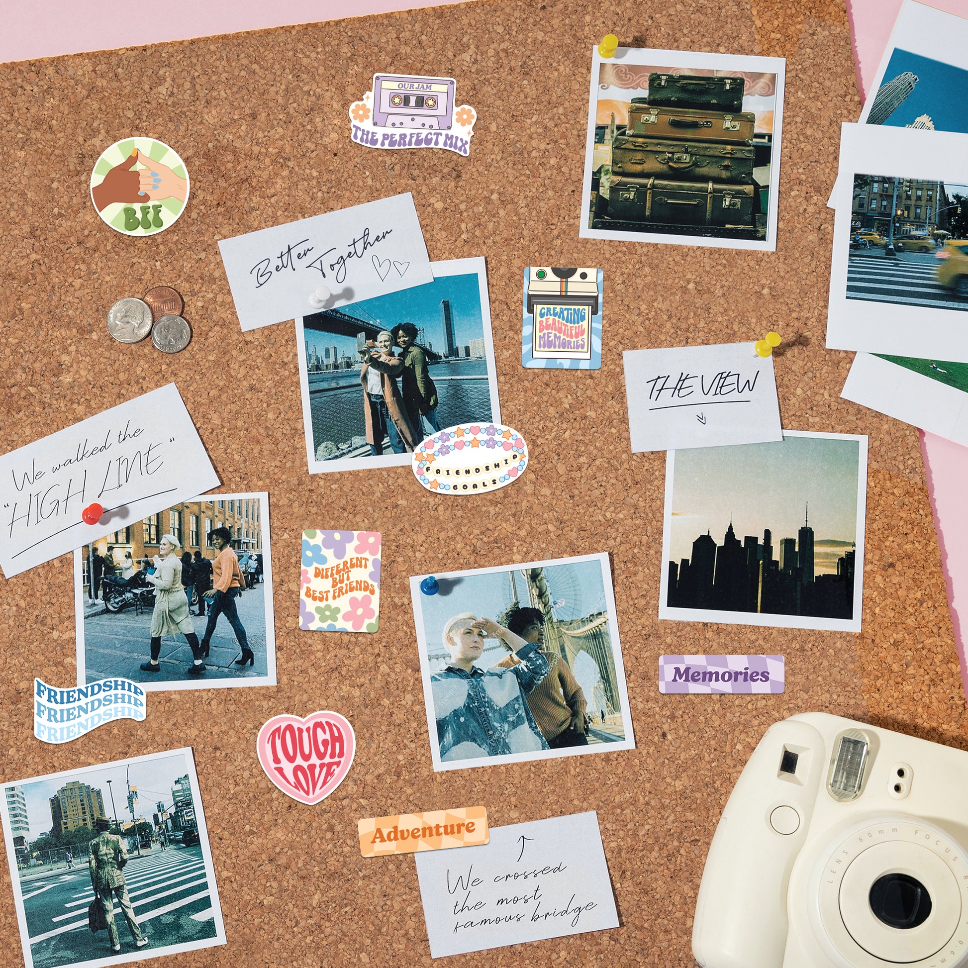 Friendship Vision Board Stickers (30pcs)