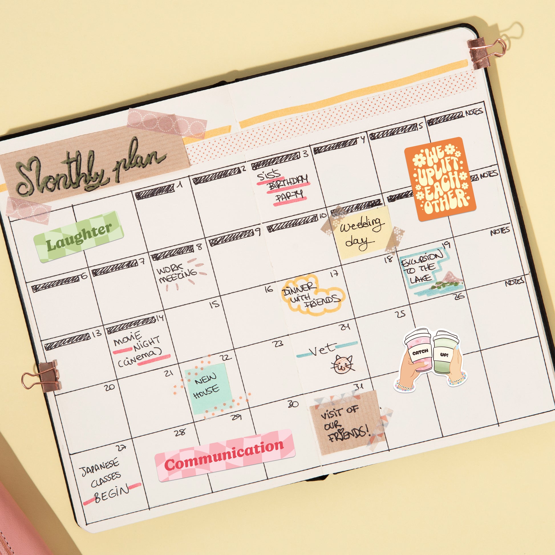 Friendship Vision Board Stickers (30pcs)