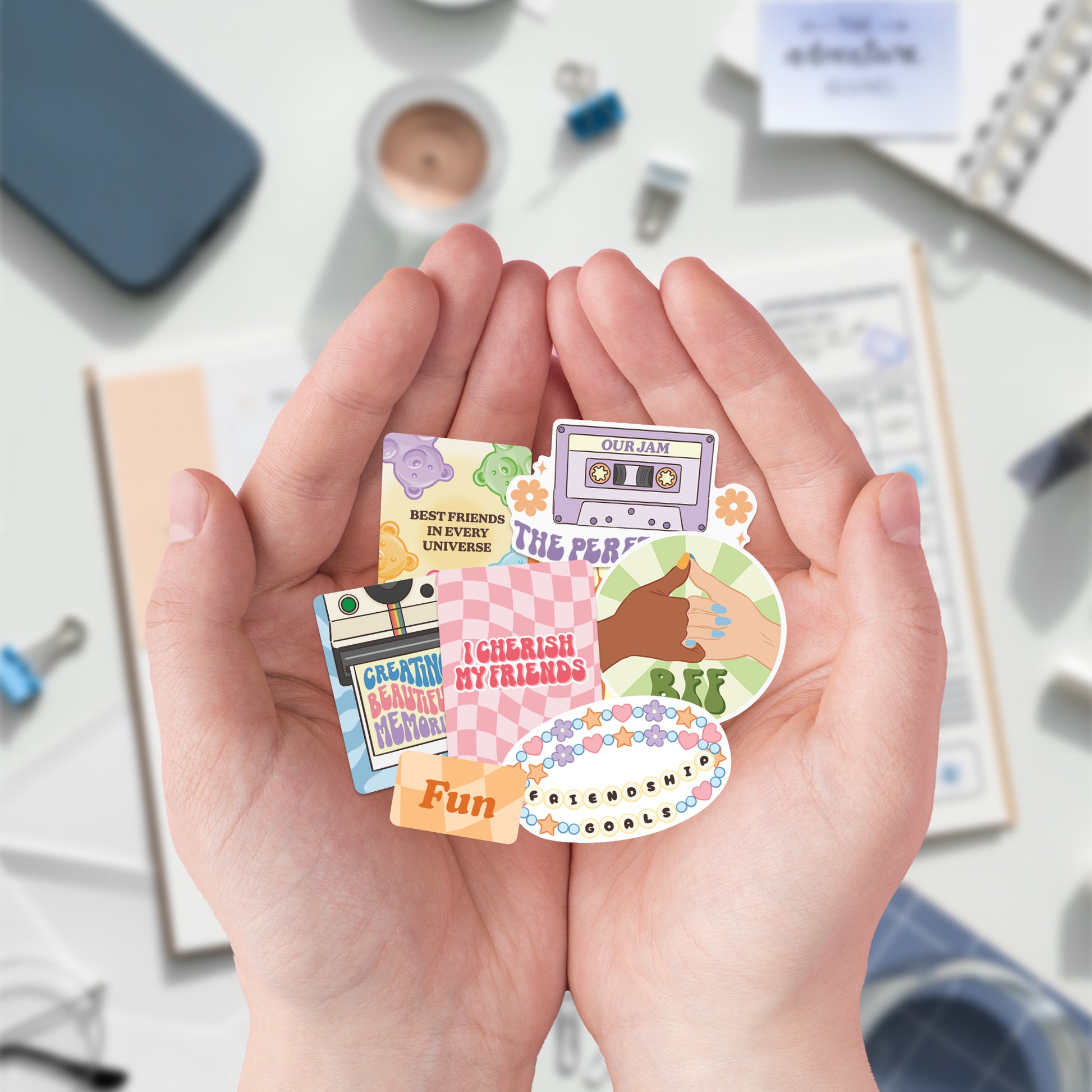 Friendship Vision Board Stickers (30pcs)