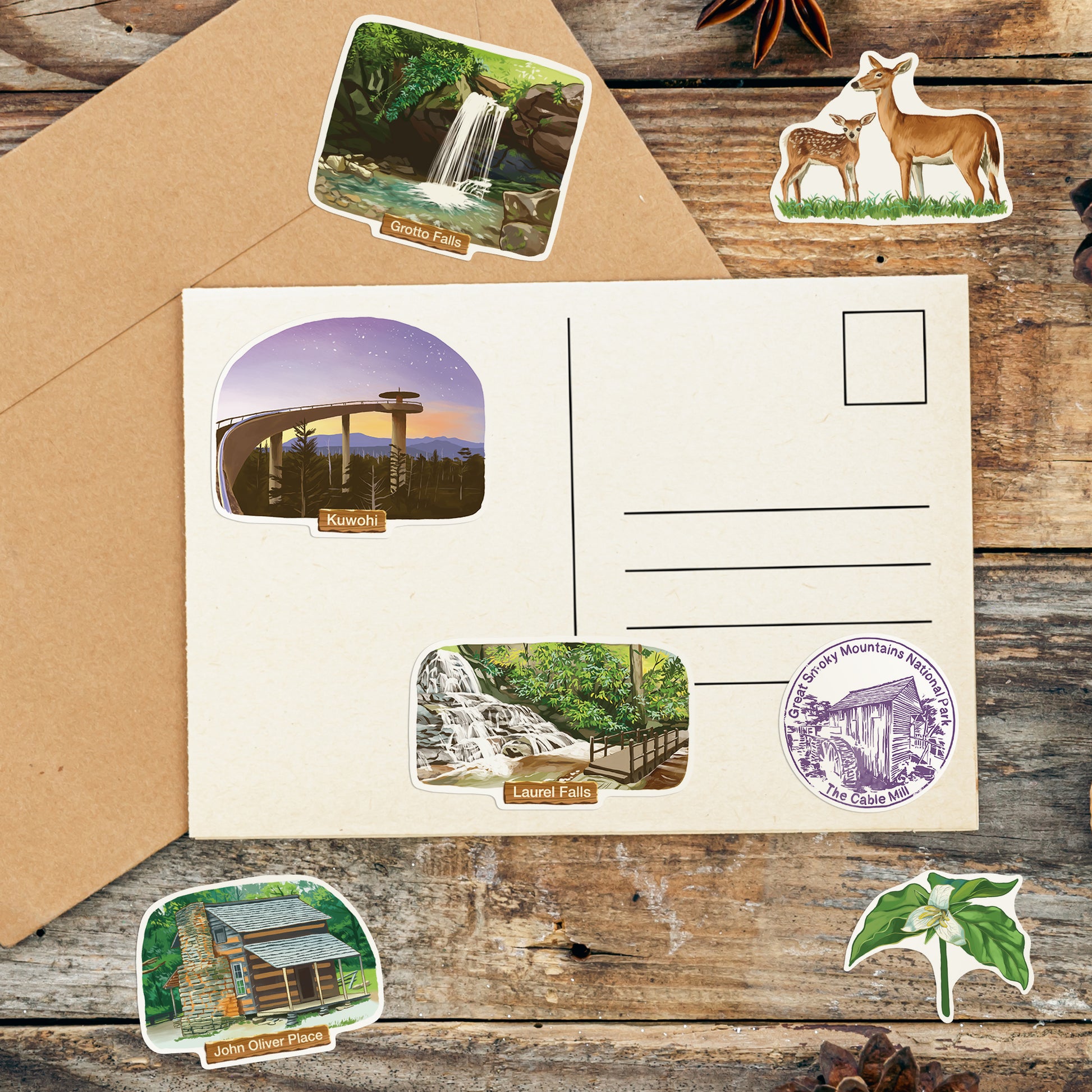 Great Smoky Mountains National Park Stickers (28pcs)