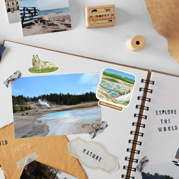 Yellowstone National Park Stickers (28pcs)