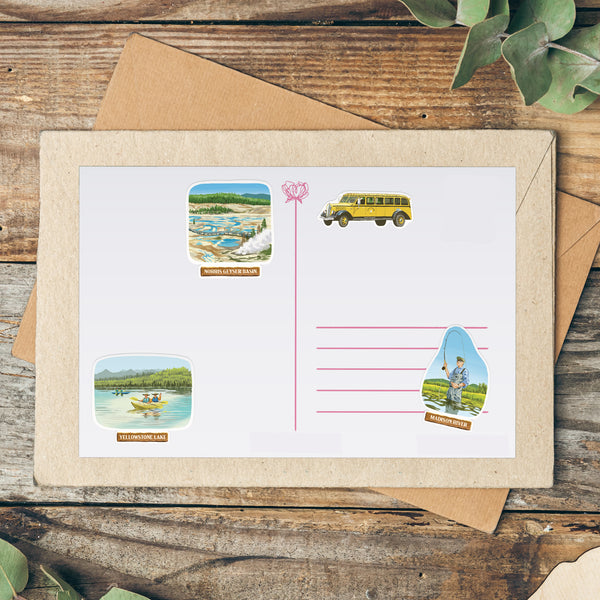 Yellowstone National Park Stickers (28pcs)
