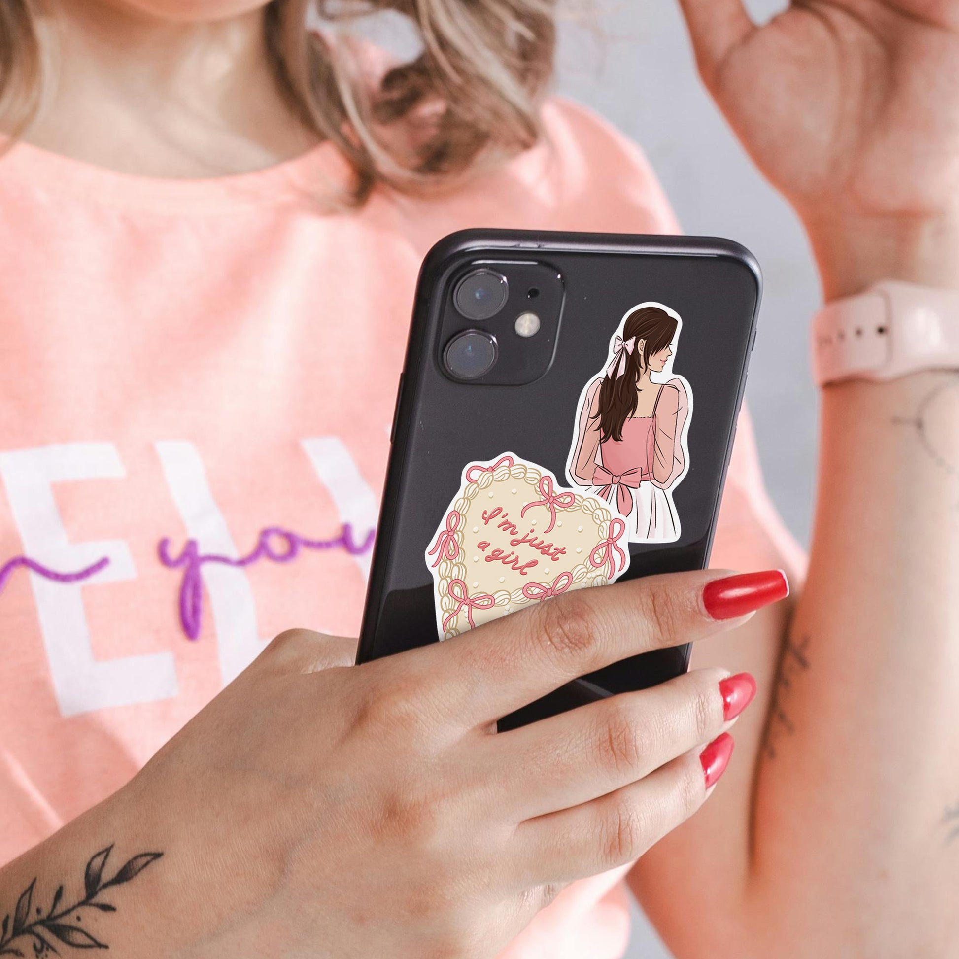 Coquette Girl Fashion Stickers (28pcs)