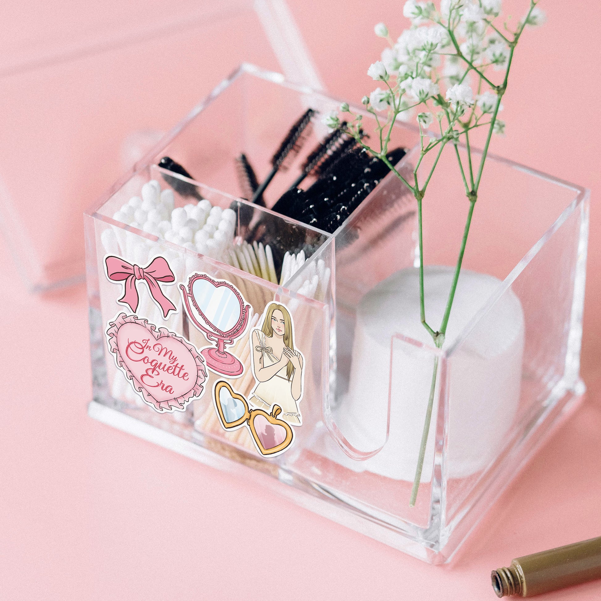 Coquette Girl Fashion Stickers (28pcs)