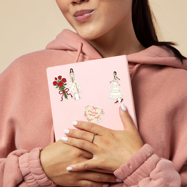 Coquette Girl Fashion Stickers (28pcs)