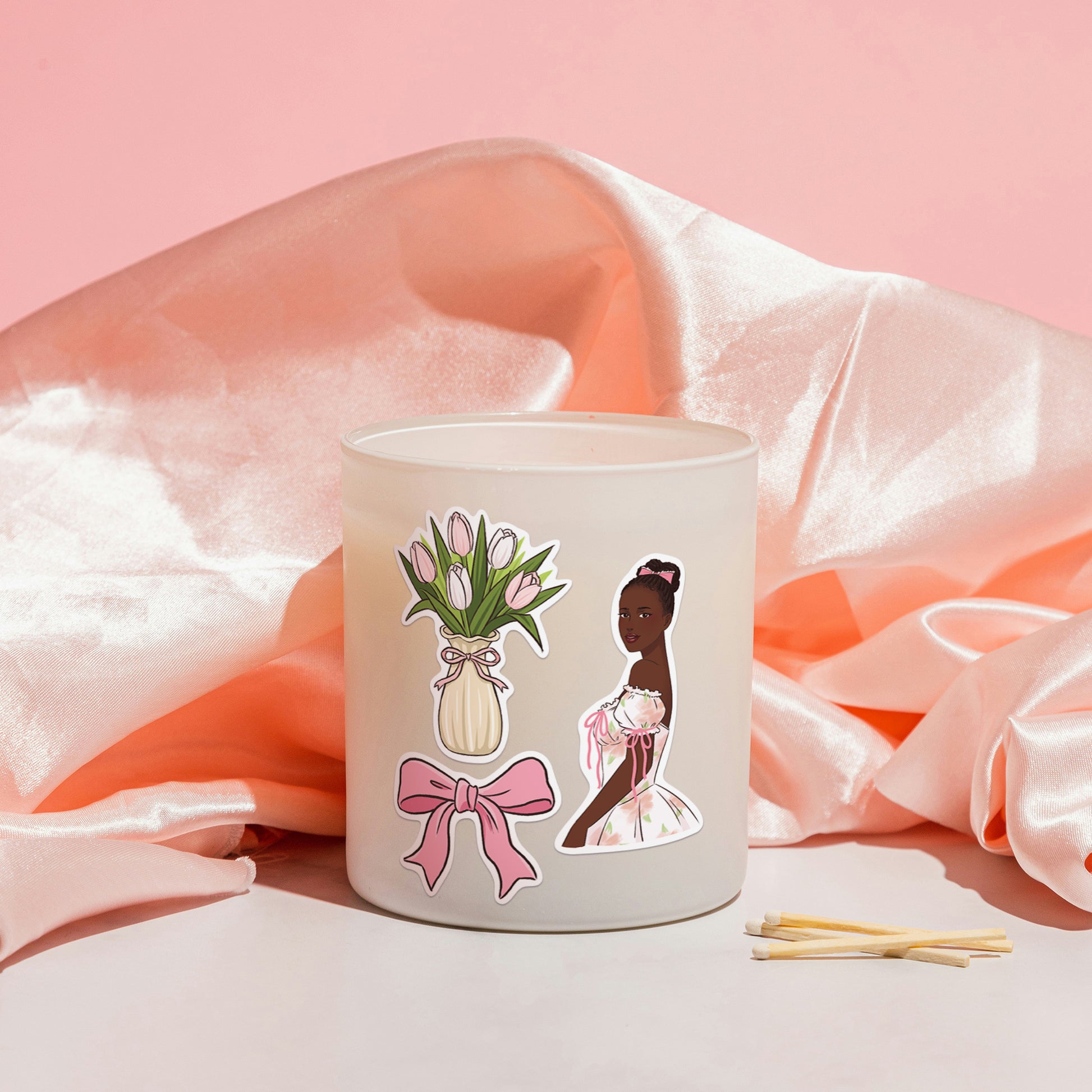 Coquette Girl Fashion Stickers (28pcs)