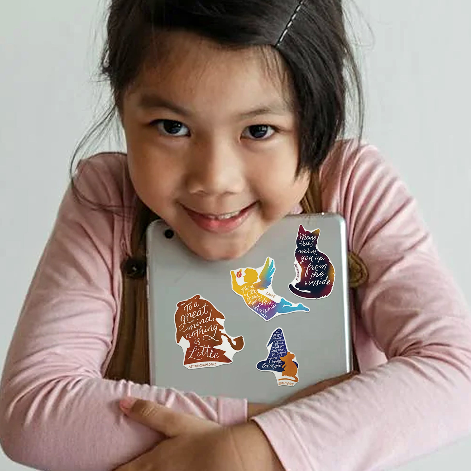 Famous Book Inspirational Quotes by Writers for Book Lovers, Laptop and Water Bottle