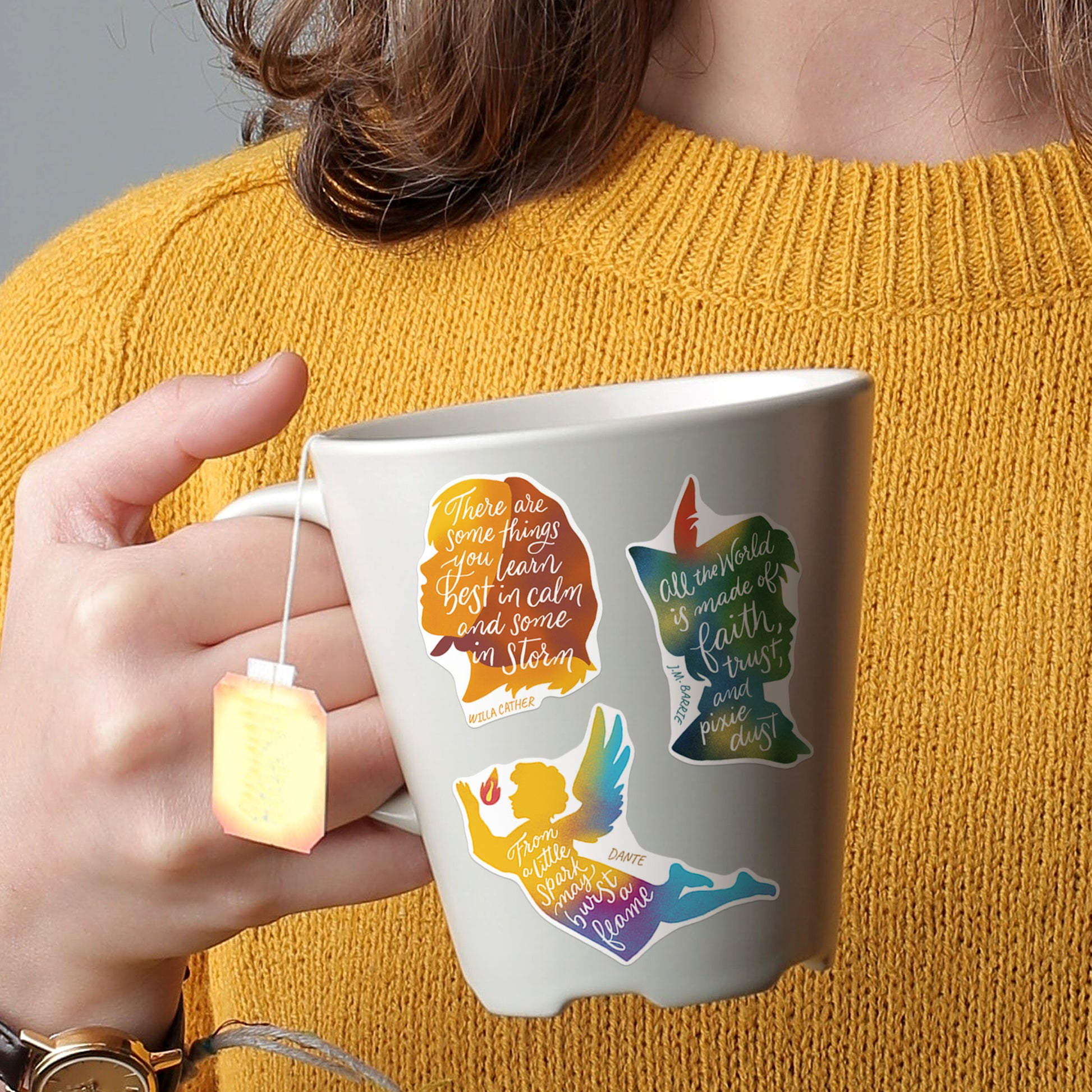 Famous Book Inspirational Quotes by Writers for Book Lovers, Laptop and Water Bottle