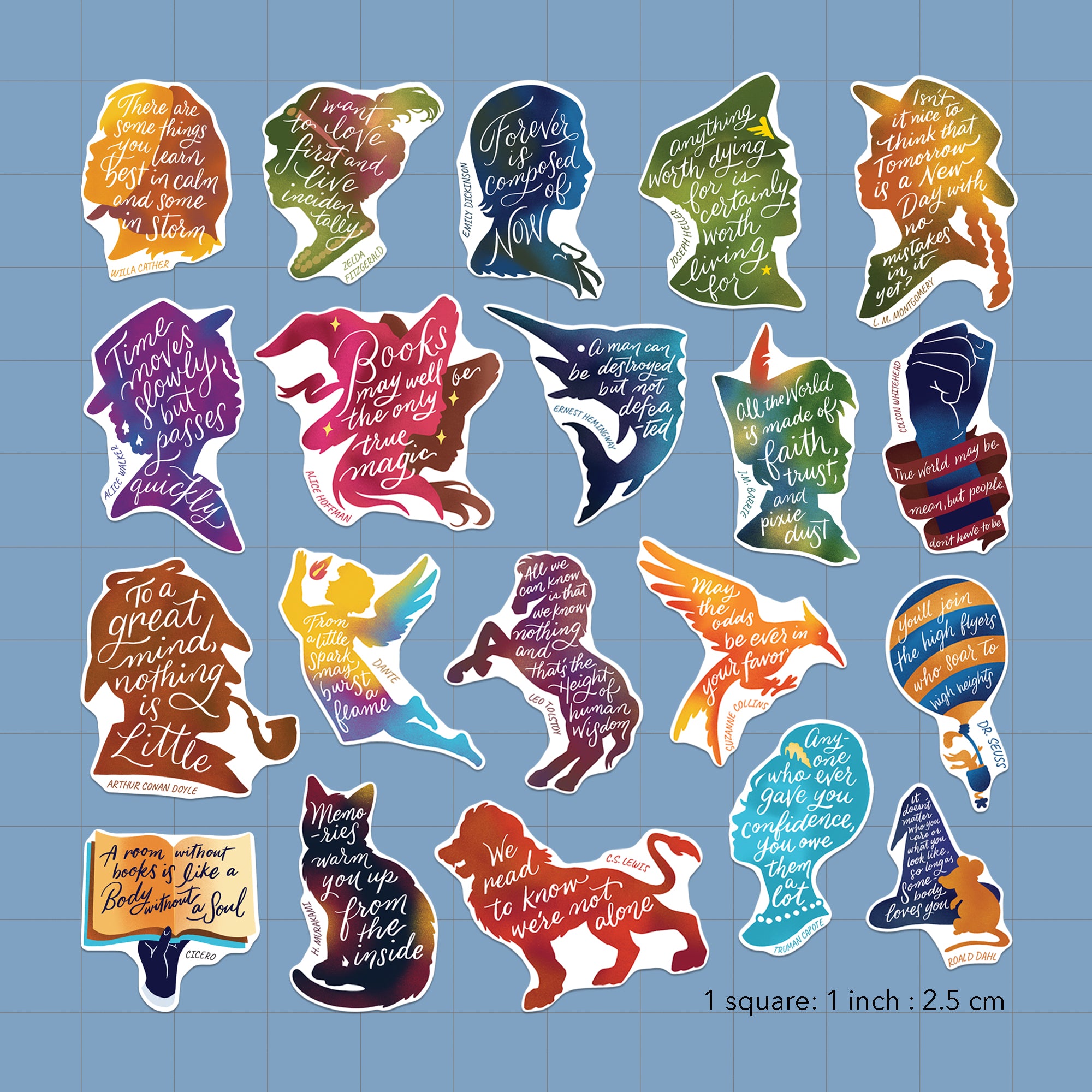 Famous Book Inspirational Quotes by Writers for Book Lovers, Laptop and Water Bottle