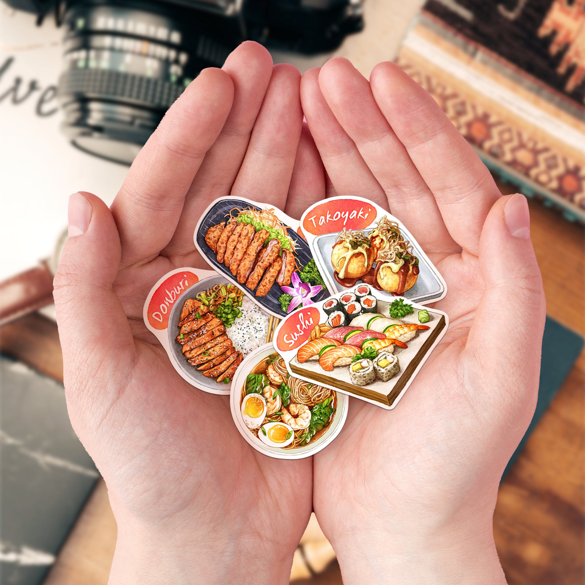 Traditional Japanese Cuisine Stickers (28 pcs)
