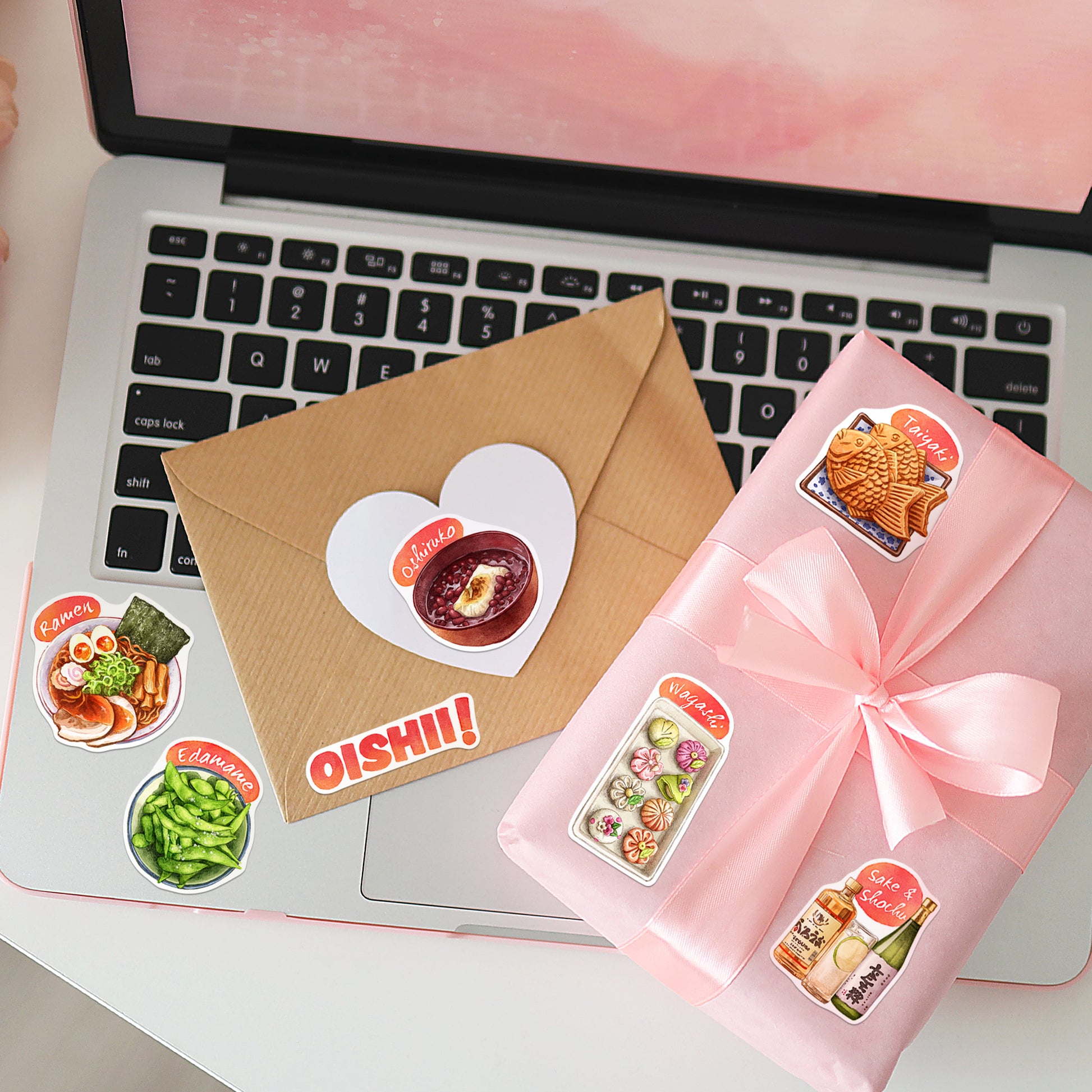 Traditional Japanese Cuisine Stickers (28 pcs)