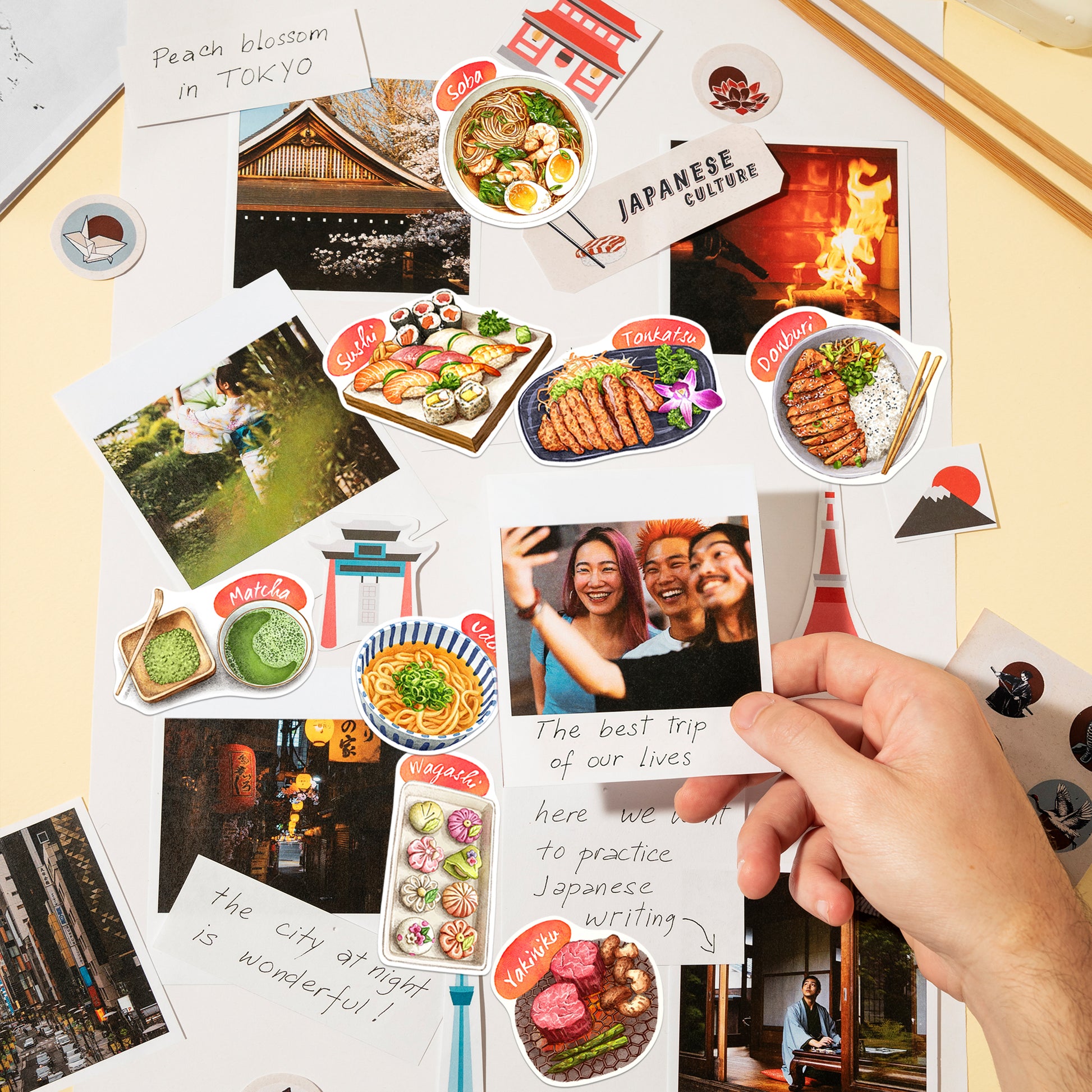 Traditional Japanese Cuisine Stickers (28 pcs)