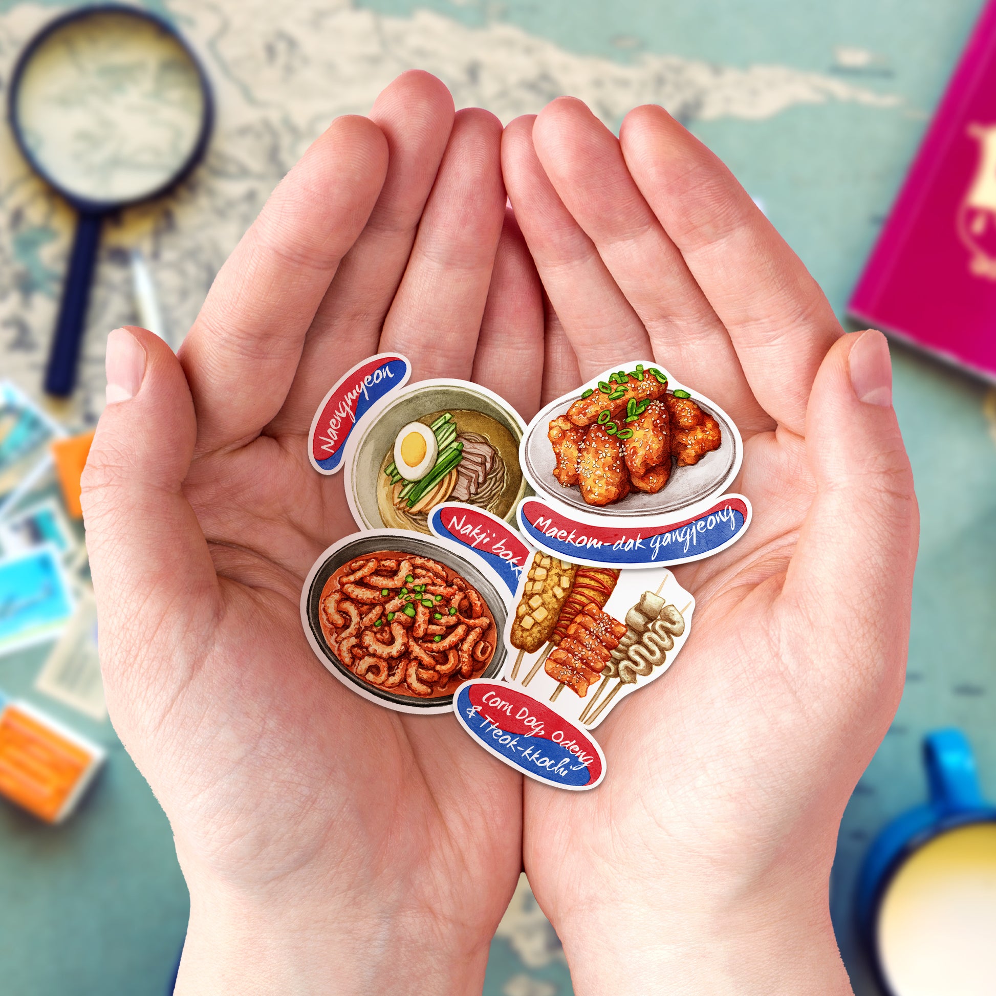 Authentic Korean Cuisine Stickers (28 pcs)