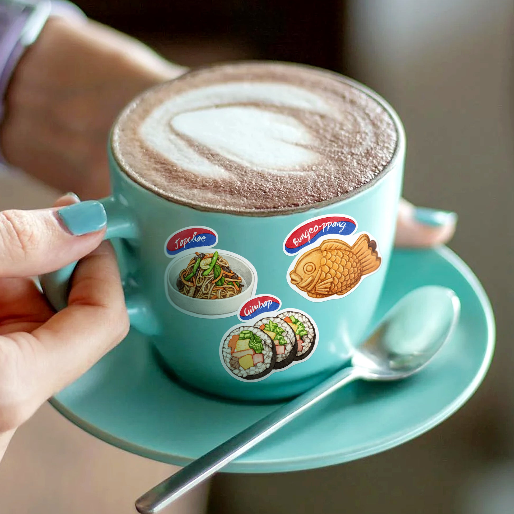 Authentic Korean Cuisine Stickers (28 pcs)