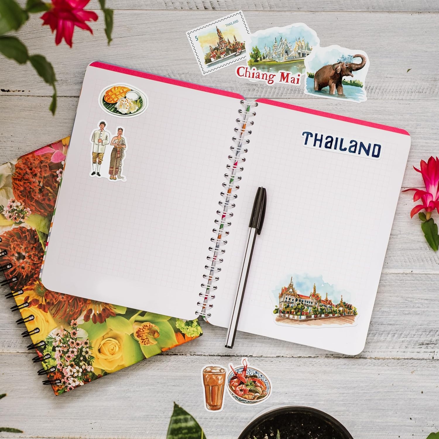 Amazing Thailand Travel Stickers (30pcs)