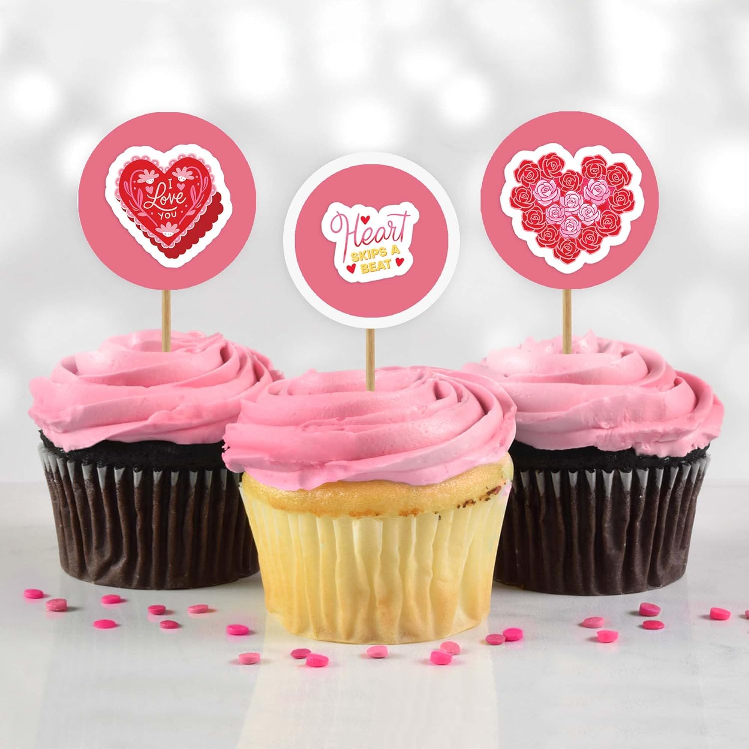 Valentine's Gnome Stickers (30pcs)