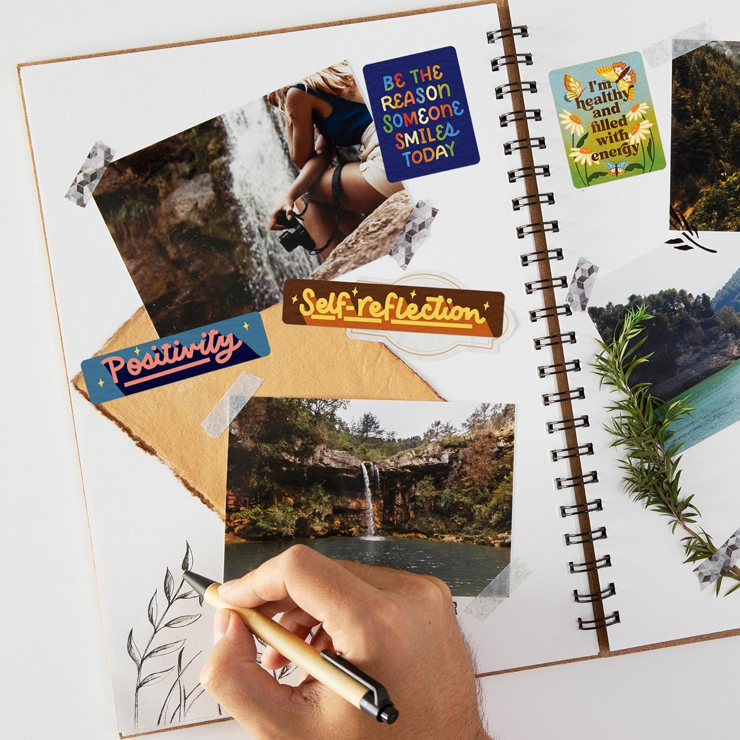 Radiant Life Vision Board Stickers (45 Pieces)