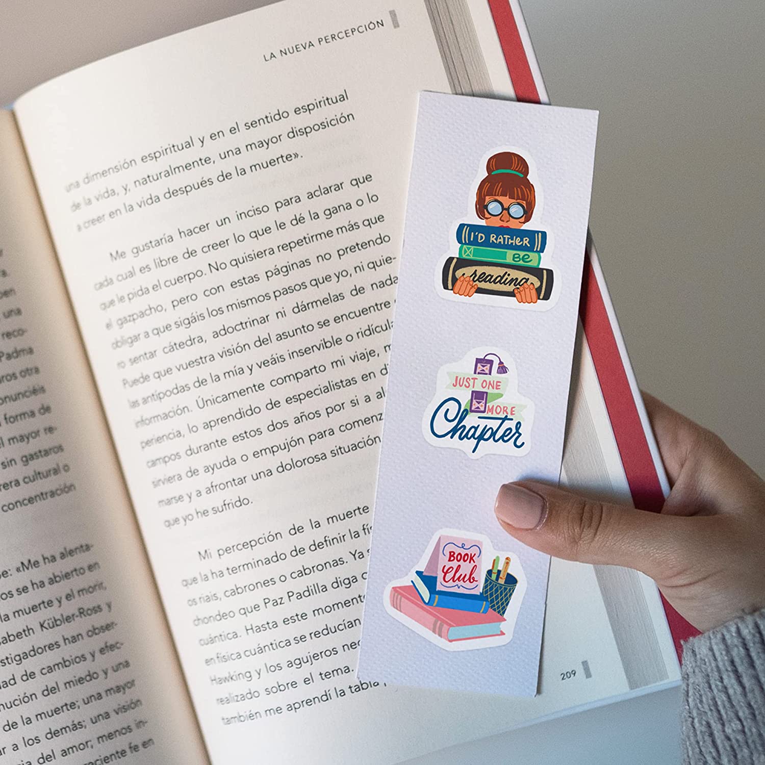 Cozy Book Lover Stickers (30 Pieces)