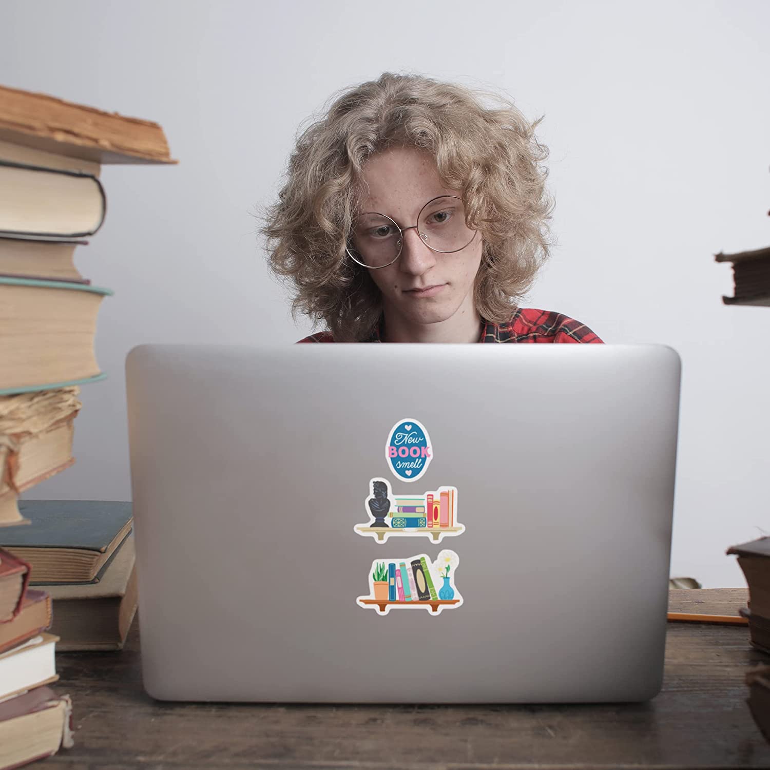 Cozy Book Lover Stickers (30 Pieces)