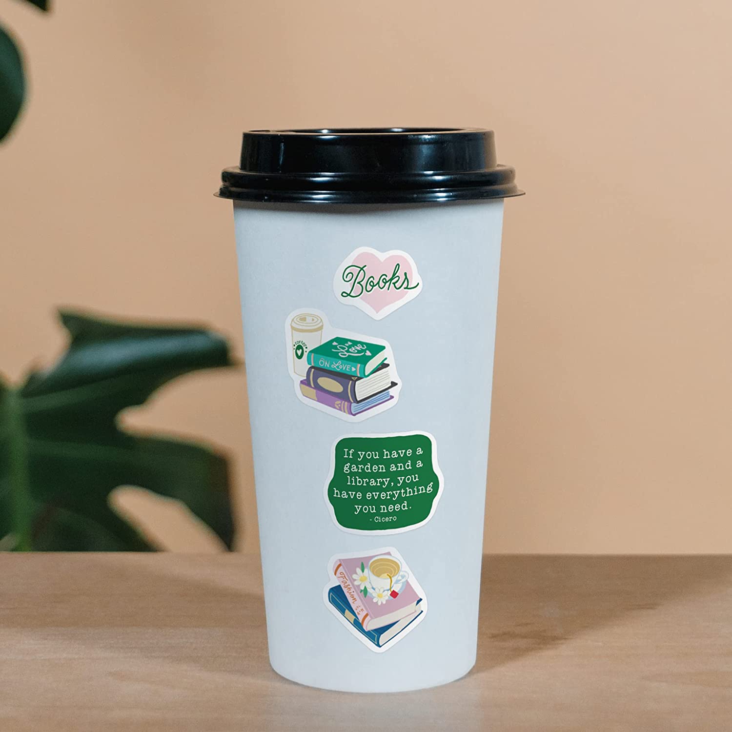 Cozy Book Lover Stickers (30 Pieces)