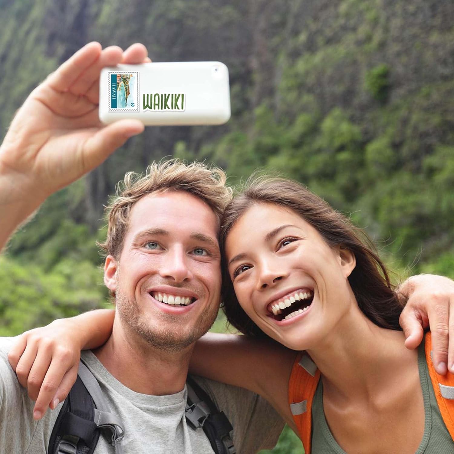 Exotic Hawaii State Travel Stickers (31 Pieces)