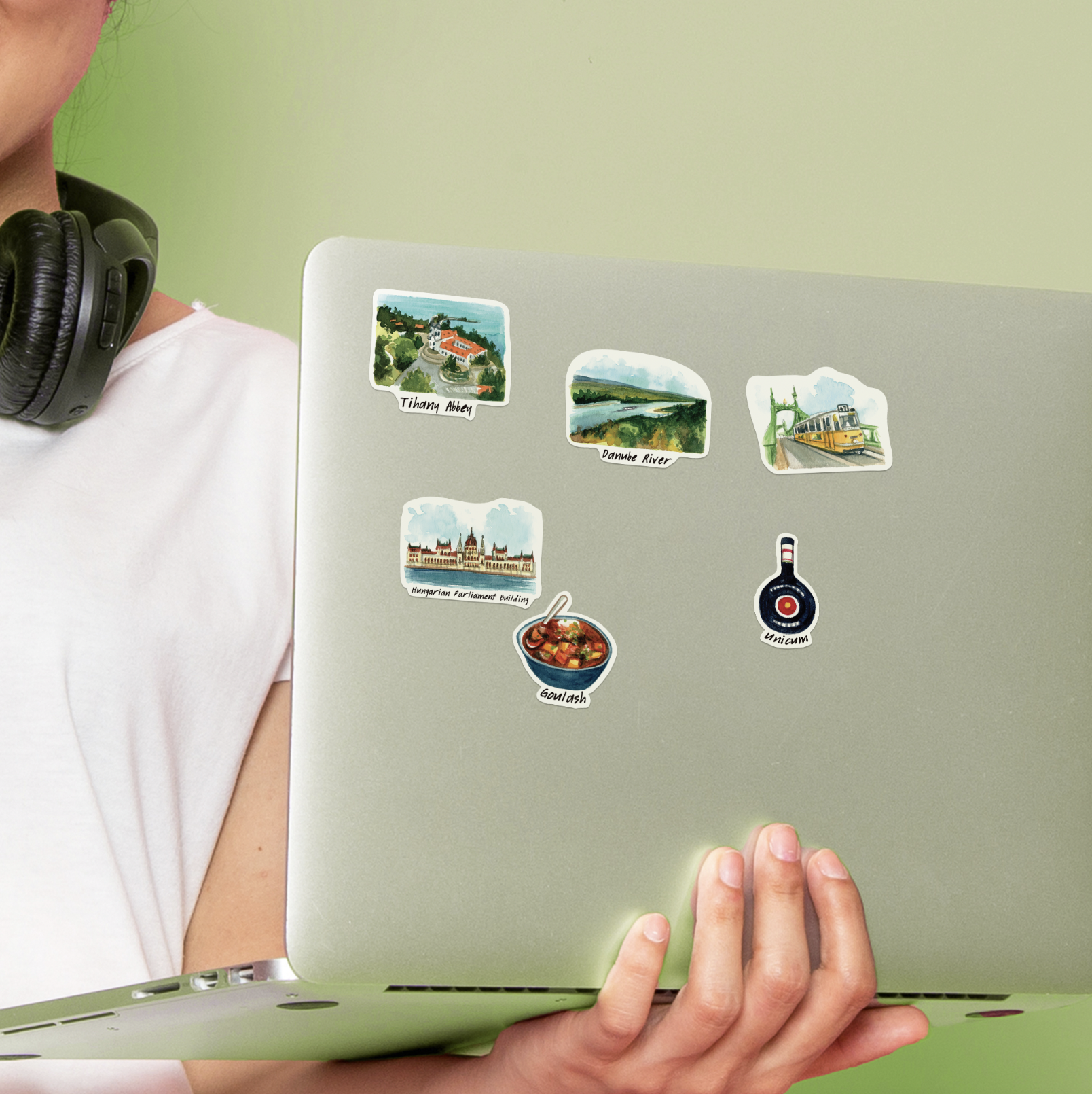 Harmonious Hungary Travel Stickers (28pcs)