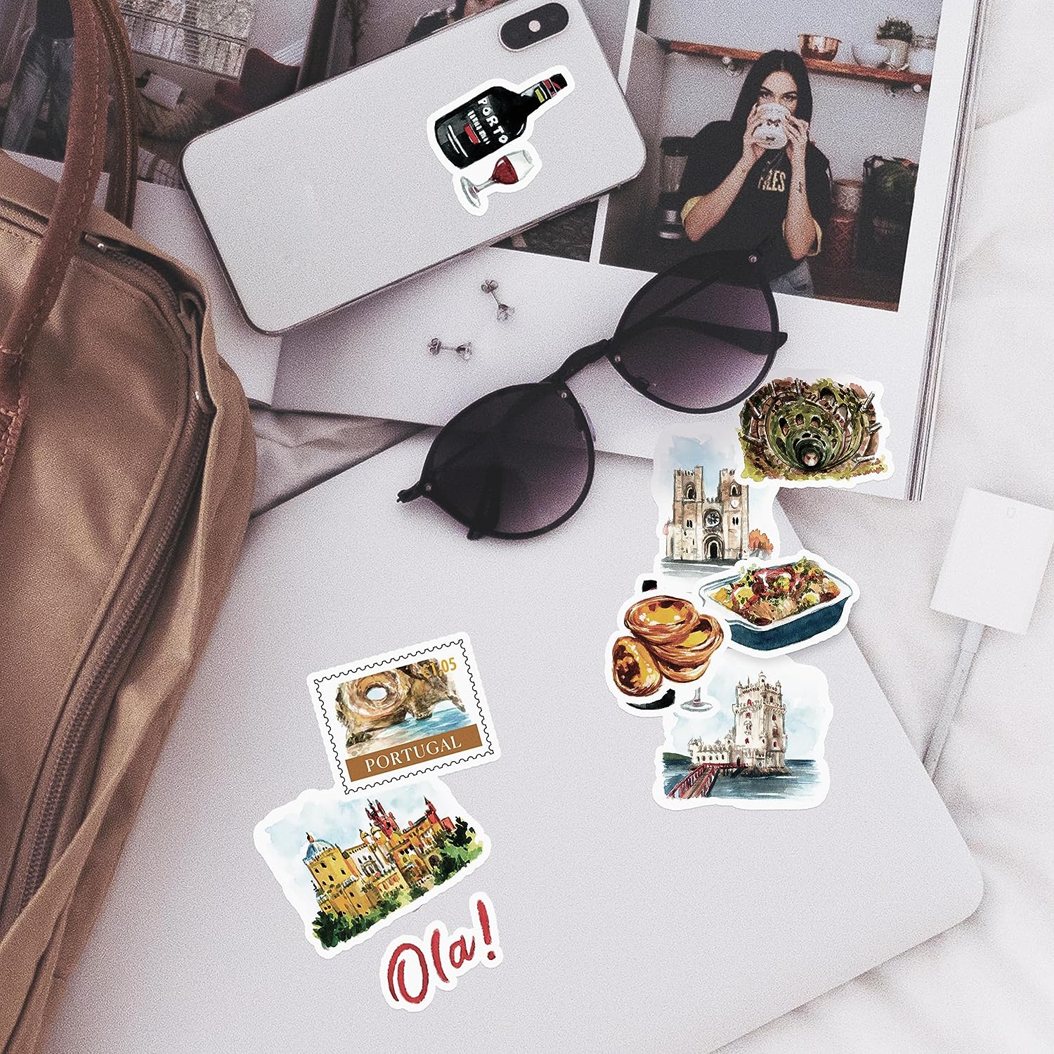 Picturesque Portugal Travel Stickers (31 Pieces)