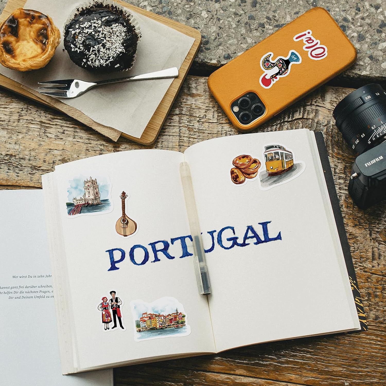Picturesque Portugal Travel Stickers (31 Pieces)