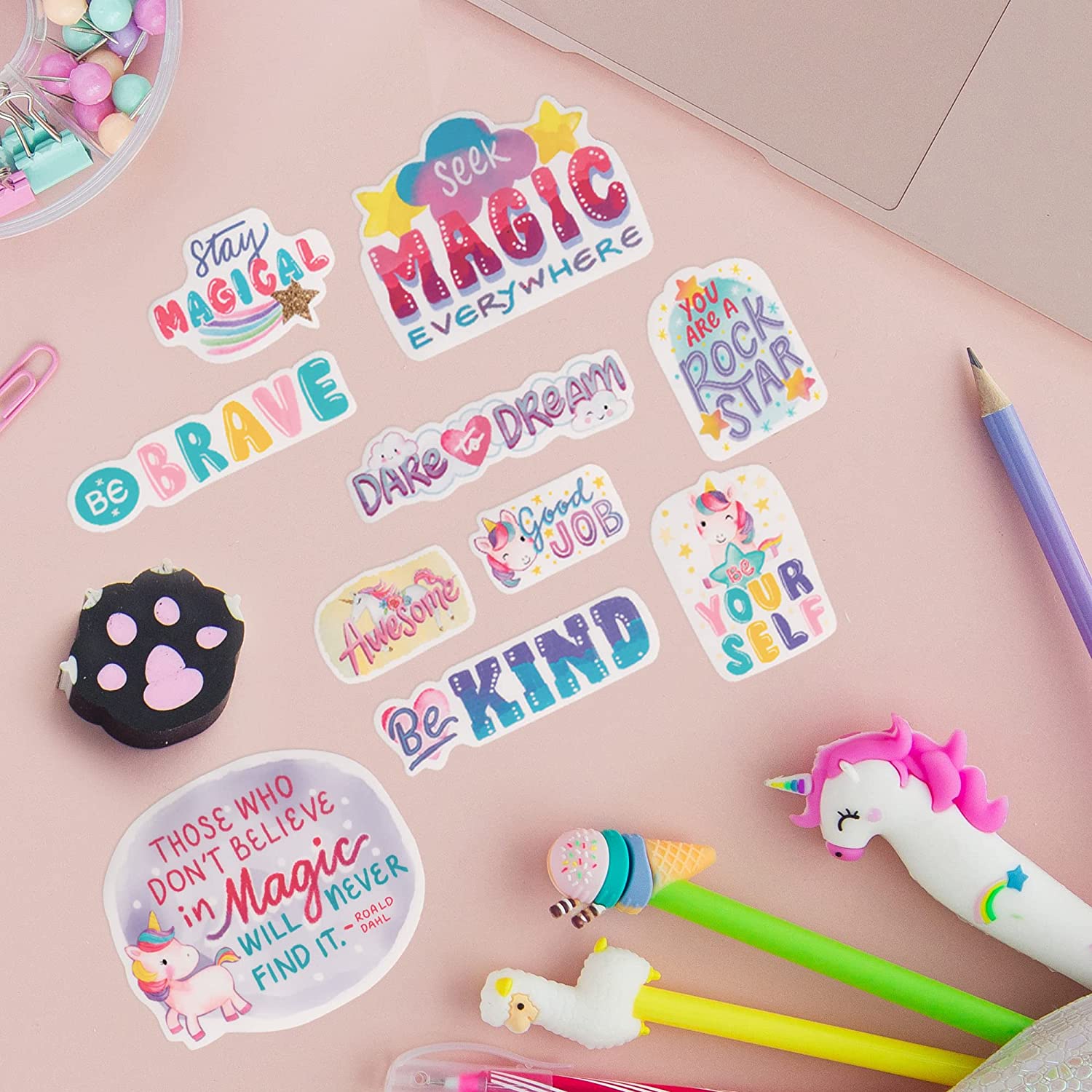 Unicorn Sticker Bundle (100+ Pieces)
