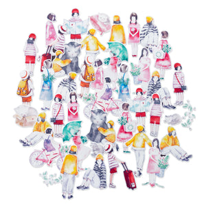 cute girl planner stickers