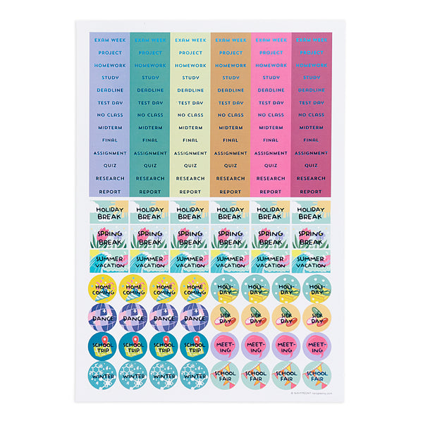 schedule stickers planner stickers event