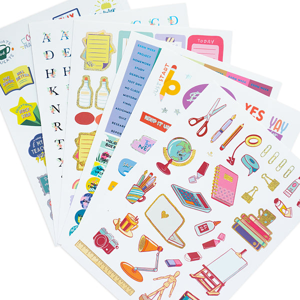 back to school supplies stationery stickers