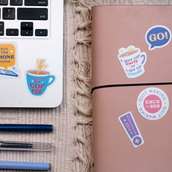 Not Today Relatable Quote Sticker Flakes (29 pcs)