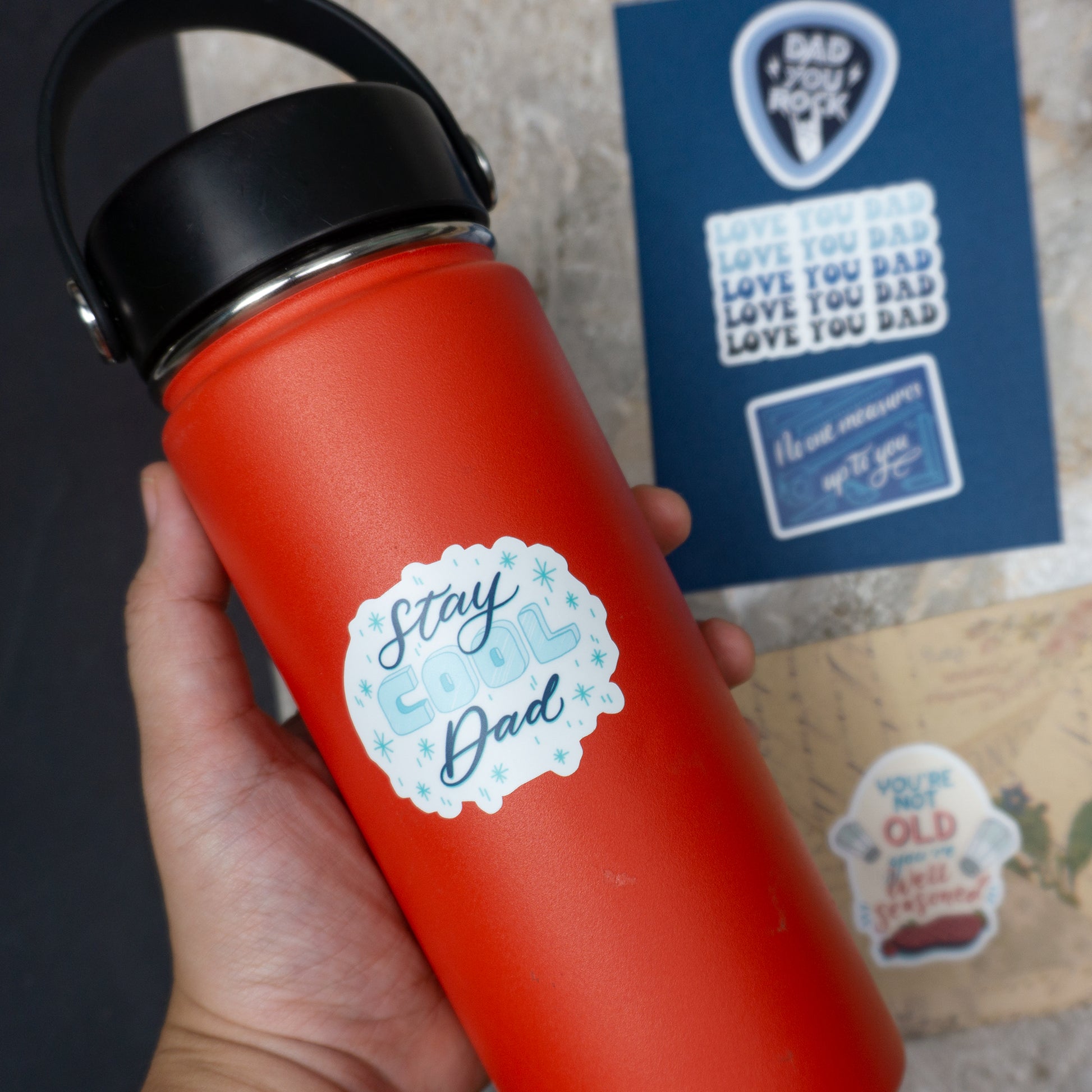 Funny Dad Jokes Stickers for Father's Day (22 pcs)