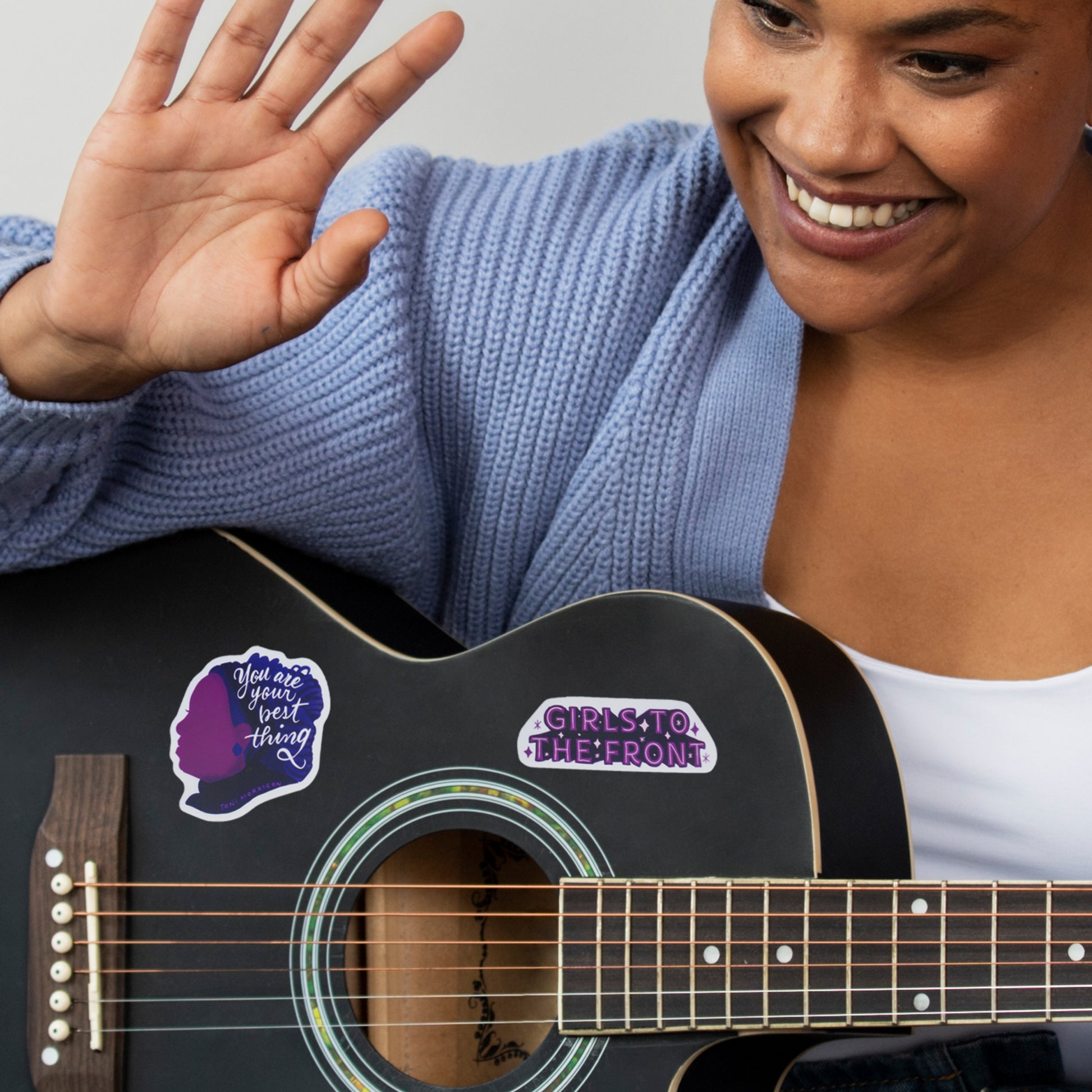 Notable Women Silhouette Quote Stickers (26 pcs)