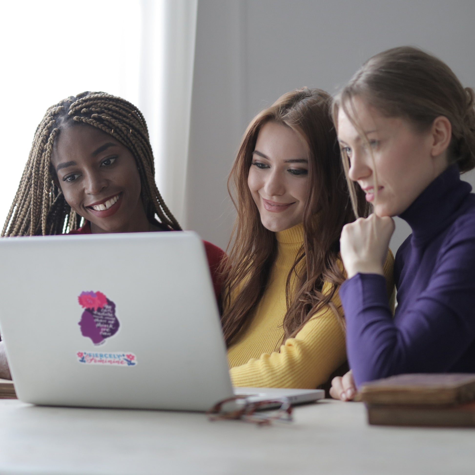 Notable Women Silhouette Quote Stickers (26 pcs)