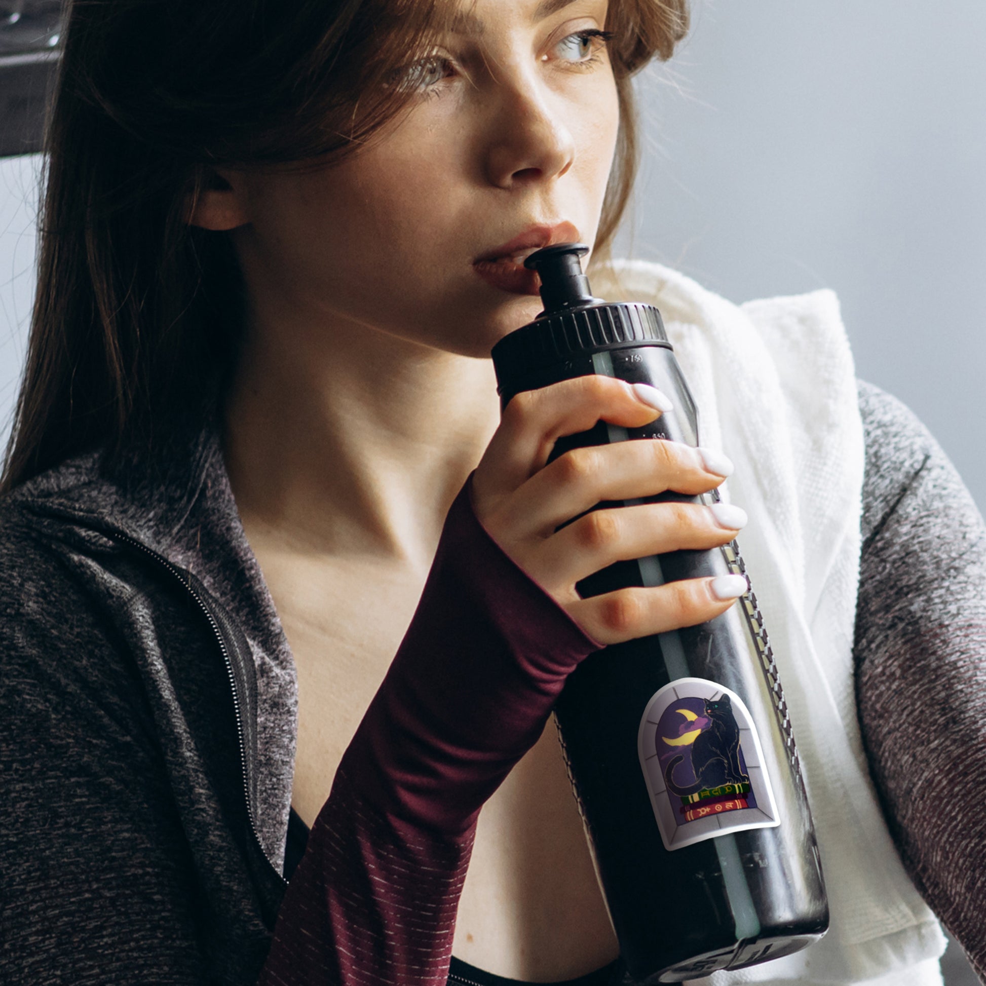 Gothic Halloween Skull Stickers (30 pcs)