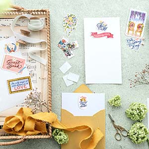 Blissful Wedding Planning Stickers (30 pcs)