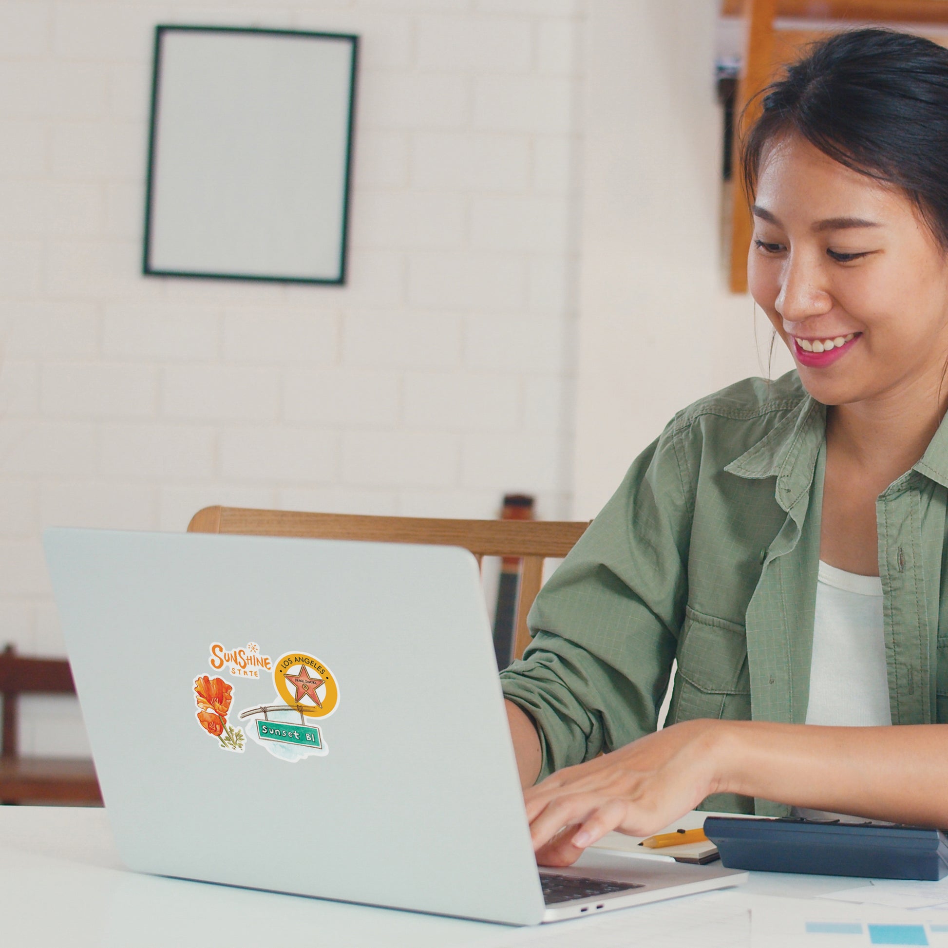 Sunny California State Travel Stickers (27pcs)