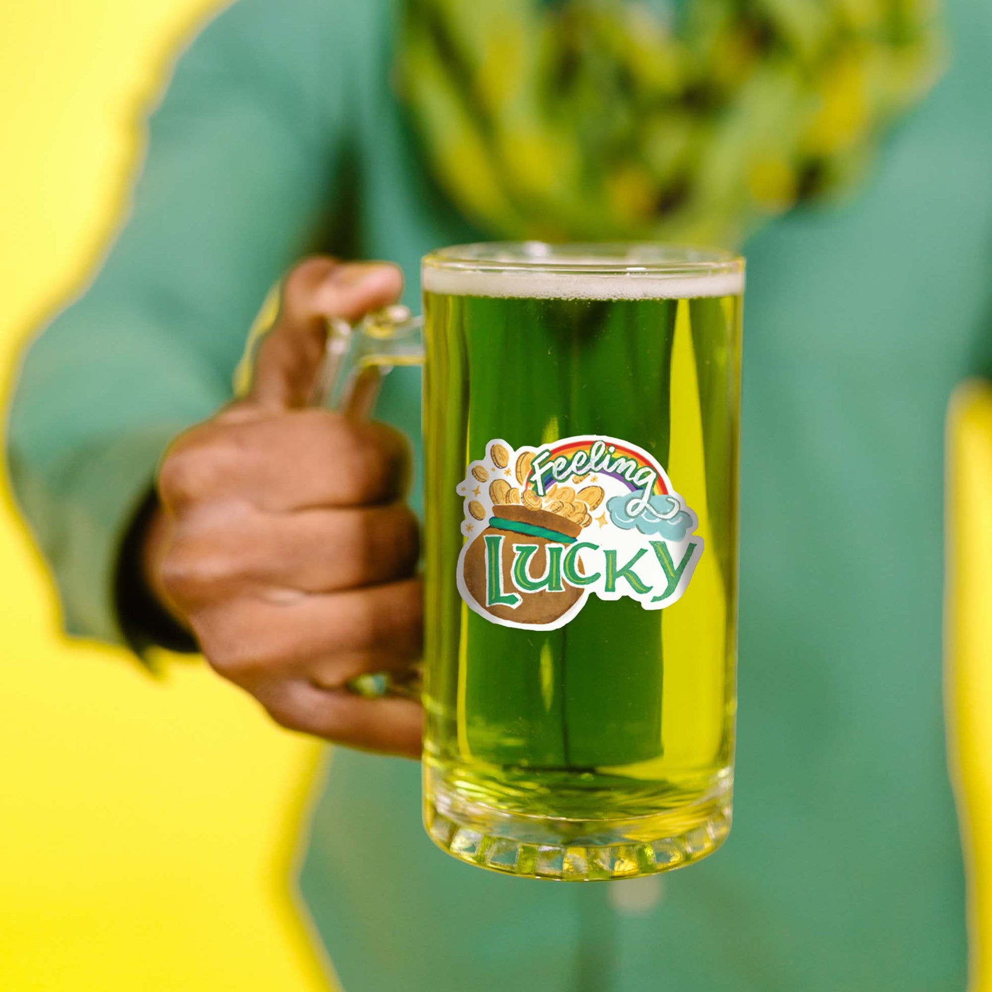 Lucky St. Patrick’s Day Stickers for Kids’ Craft, Party and St. Paddy Celebrations (28 pcs)