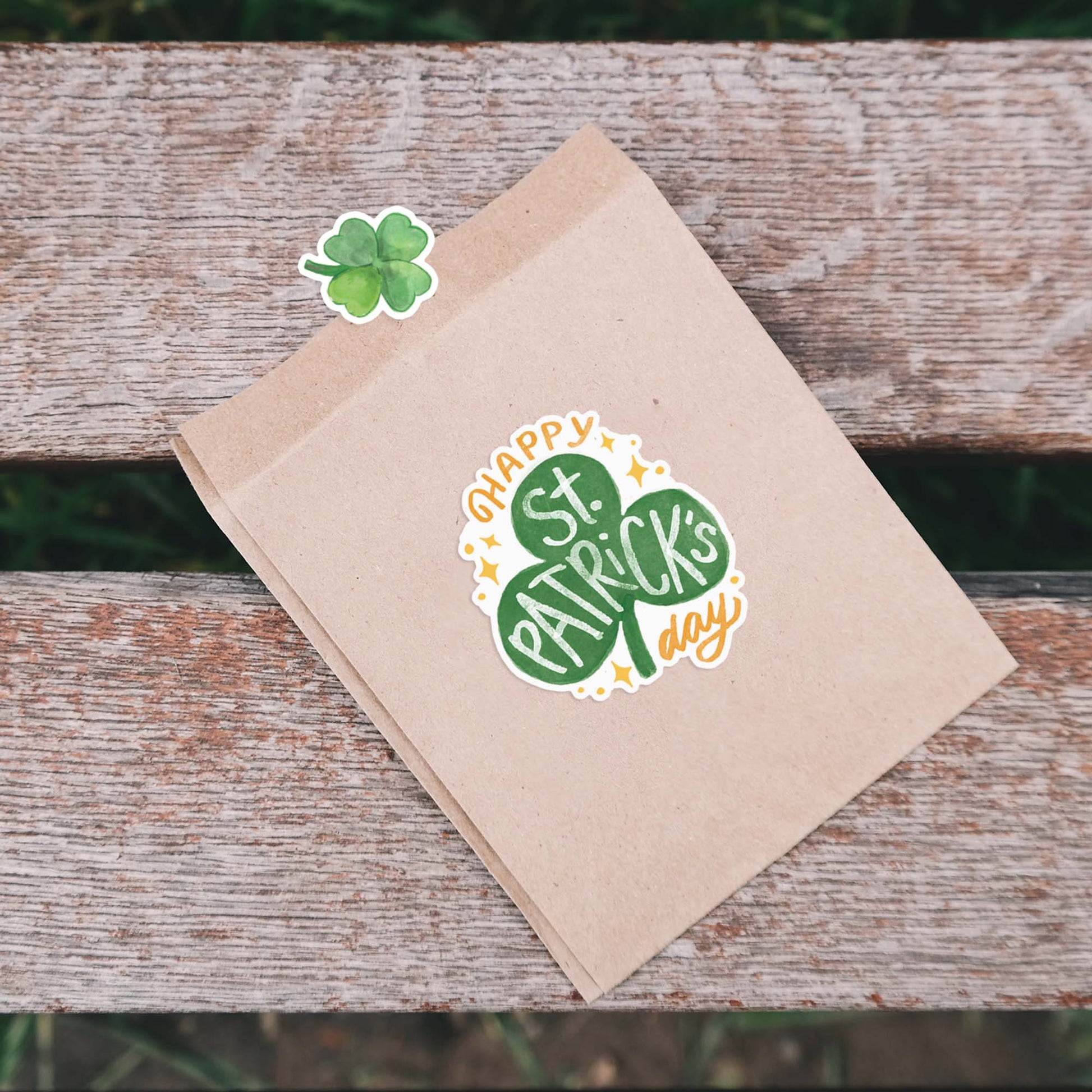 Lucky St. Patrick’s Day Stickers for Kids’ Craft, Party and St. Paddy Celebrations (28 pcs)