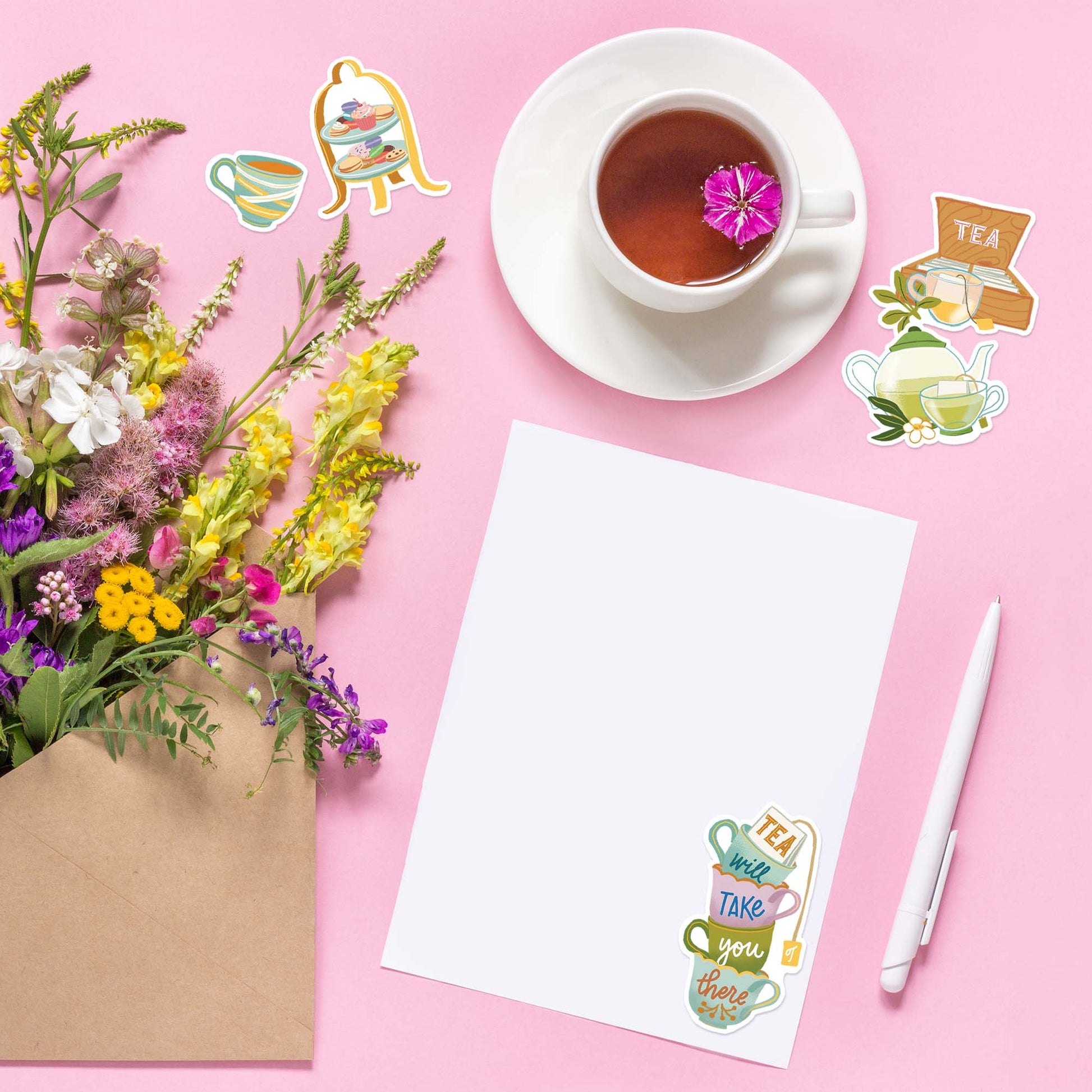 Calming Tea Stickers (26 pcs)