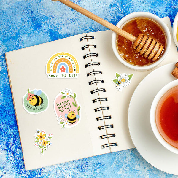 Sweet Honey Bee Stickers (25 pcs)