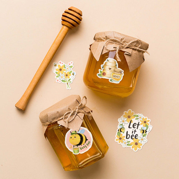 Sweet Honey Bee Stickers (25 pcs)