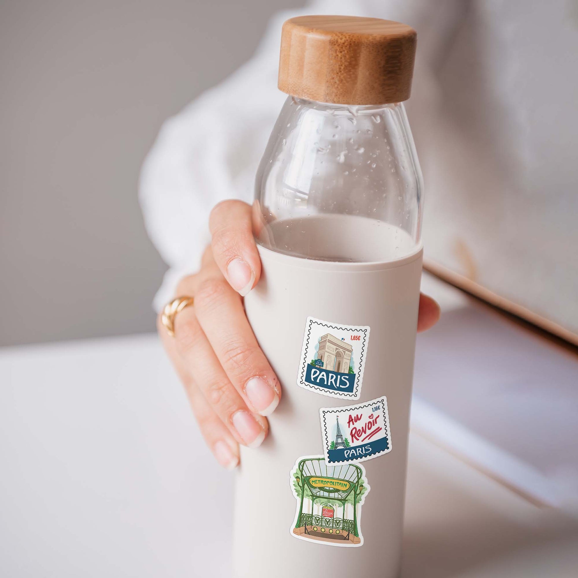 Passionate Paris City Travel Stickers (25 Pieces)