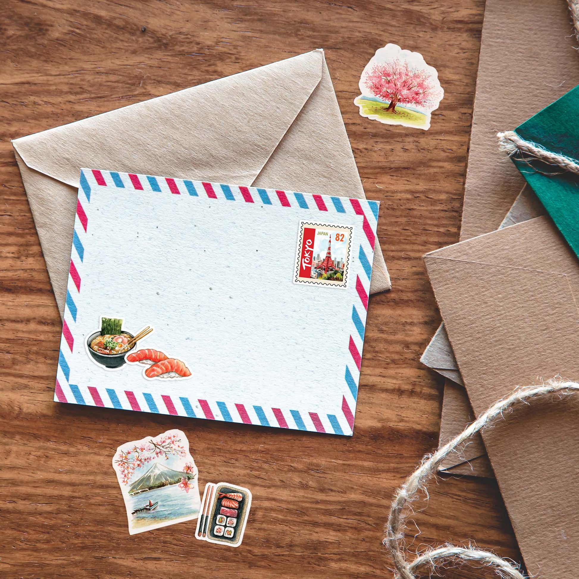 Imperial Japan Travel Stickers (29 pcs)